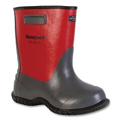 Salisbury 21406Wt15-Es Electriguard Dielectric Overboot, Size 15, 14 In H, Vulcanized Rubber, Red/Black