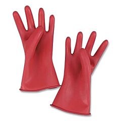 Salisbury E0011R/9 Class 00, 11" Length, Linemen'S 500V Electrical Gloves, Size 9, Red