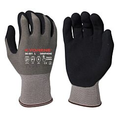 Armor Guys 00-001V-2X General Purpose Gloves, Gray Kyorene Liner With Black Hct Foam Nitrile Palm, Vend Packed, Size 2X-Large