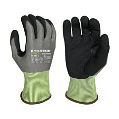 Armor Guys 00-830Ht-Xs Cut Resistant Gloves, Gray Kyorene Pro Liner With Black Hct Foam Nitrile Palm, Hang Tag, Ansi A3, Size X-Small