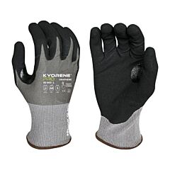 Armor Guys 00-860Ht-Xs Cut Resistant Gloves, Gray Kyorene Pro Liner With Black Hct Foam Nitrile Palm, Thumbcrotch Reinforcement, Touch Screen, Hang Tag, Ansi A6, Size X-Small