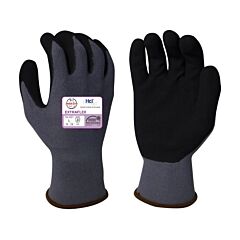 Armor Guys 04-001V-Xl General Purpose Gloves, Extraflex Gray Nylon Liner With Black Hct Foam Nitrile Palm, Vend Packed, Size X-Large