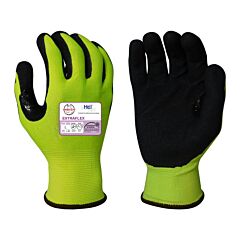Armor Guys 04-200V-S Cut Resistant Gloves, Extraflex Cut Resistant Liner With Foam Nitrile Palm And Nitrile Reinforced Thumb Crotch, Ansi A3, Vend Packed, Size Small