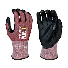 Armor Guys 14-620-S Cut Resistant Gloves, Extraflex Plus Liner With Black Pu Palm Coating, Thumb Crotch Reinforcement, Touch Screen, Ansi A6, Size Small