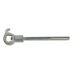 Dixon Valve 189 Heavy Duty Adjustable Hydrant Wrench, 18 In L, Plated Steel