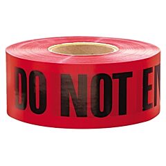 Empire 11-081 Safety Barricade Tape, 3 In X 1,000 Ft, Danger Do Not Enter, Red