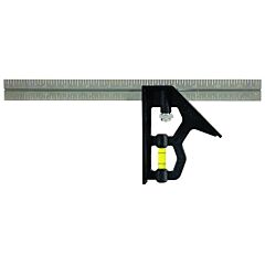 Empire 220 Combination Square, 12 In, Graduations 1/16 In, Polysteel