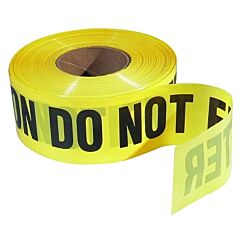 Empire 77-1006 Safety Barricade Tape, 3 In W X 1,000 Ft L, Caution Do Not Enter, Yellow