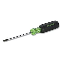 Greenlee 0153-33C Phillips Tip Heavy-Duty Screwdriver, #2, 4 In L