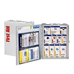 First Aid Only 1050-Fae-0103 Medium Metal Smartcompliance Cabinet, No Meds, Osha Compliant