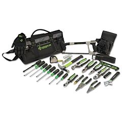 Greenlee 0159-28Multi Heavy-Duty Multi-Pocket Tool Kits, 8 Compartments, 12-1/2 In X 23 In