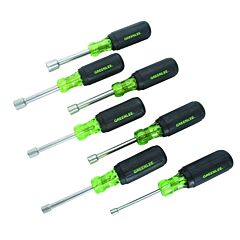 Greenlee 0253-01C 7Pc. Hollow Shaft Nut Driver Sets, 3/16"; 1/4"; 5/16"; 11/32"; 3/8"; 7/16"; 1/2"