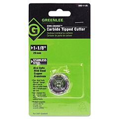 Greenlee 645-1-1/8 Quick Change Hole Cutters, 1 1/8 In Dia.