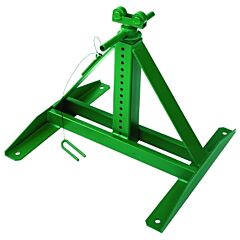 Greenlee 683 Reel Jack Stand, 13 In To 27 In H, 2500 Lb Capacity, 28 In To 56 In Dia Reel, Steel