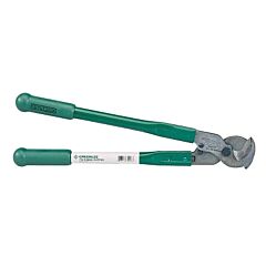 Greenlee 718 Cable Cutter With Rubber Grips, 18 In Oal, Shear Cut, 350 Kcmil Aluminum Or Copper