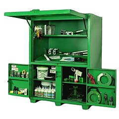 Greenlee 8060Dlx Field Office, 60W X 42D X 80H, 3 Doors, 3 Shelves