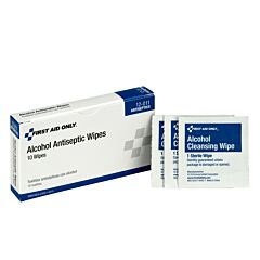 First Aid Only 12-011 Alcohol Prep Pads, 10/Box