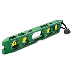 Greenlee L107 Professional Grade Levels, 8 1/2 In, 4 Vials, Aluminum Alloy