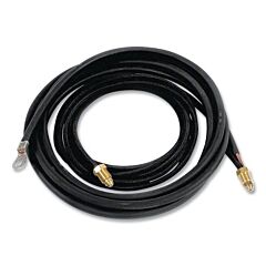 Weldcraft 46V28-2 Power Cables, 12.5 Ft, 200, 200V, 26, 26F, 26Fv And 26V Torches, 2-Pc, Braided Rubber