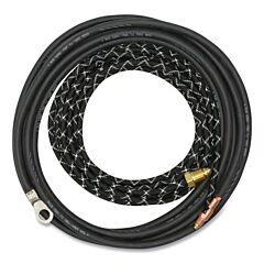 Weldcraft 57Y01-2 Power Cables, 12.5 Ft, For 9, 17, 23, 50 And 150 Torches, 2-Pc, Braided Nylon, Rubber