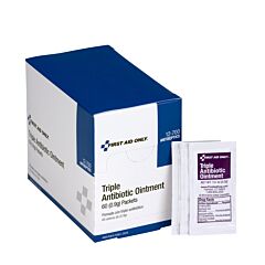 First Aid Only 12-700 Triple Antibiotic Ointment, 60/Box
