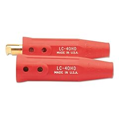 Lenco 5061 Cable Connector, 3/0 Awg To 4/0 Awg Cap, Double Oval-Point Screw, Red