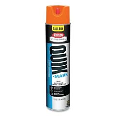 Krylon T03801004 Quik-Mark™ Water-Based Inverted Marking Paint, 22 Oz, Aerosol Can, Utility Yellow, Tallboy™