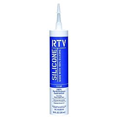 White Lightning Wl099112W Contractor Rtv Silicone Sealant, 10 Oz Cartridge, White