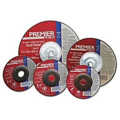 Carborundum 5539504701 Premier Red Abrasive Wheels For Light Grinding/Cutting, 4 1/2In Dia, 7/8In Arbor