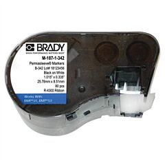 Brady 143227 Bmp51/Bmp53 Label Maker Cartridges (Permasleeve Marker) , 0.335" X 1.015"