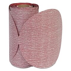 Carborundum 5539518169 Premier Red Aluminum Oxide Dri-Lube Paper Discs, 6 In Dia., P180 Grit