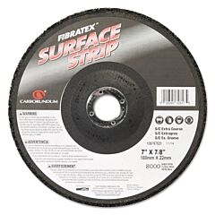 Carborundum 5539562618 Depressed Center Wheels, 7 X 5/8, Extra Coarse S/C, 8,000 Rpm, Silicon Carbide