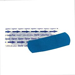 First Aid Only 1-656 Blue Metal Detectable 1" X 3" Fabric Bandages, 1500/Box