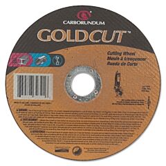 Carborundum 66252832324 Carbo Goldcut Reinforced Aluminum Oxide Abrasives, 7 In Dia., 1/16 In T, 46 Grit