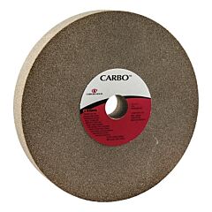 Carborundum 66253060236 Bench And Pedestal Wheels, Type 1, 8 In Dia., 1 In Thick, 80 Grit, M Grade