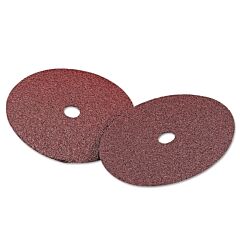 Carborundum 77696000138 Carbo White Fiber Disc, Aluminum Oxide, 5 In Dia., 24 Grit