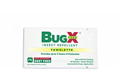 First Aid Only 18-850 Bugx Deet Free Insect Repellent Wipes, 50/Box