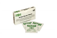 First Aid Only 19-002 Sting Relief Wipes, 10/Box