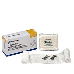 First Aid Only 2-006 2" Hema-Flex Bandage Compress, 4/Box