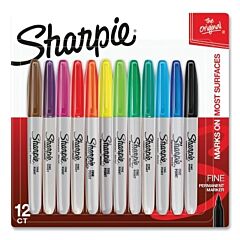 Sharpie 30006 Fine Tip Permanent Marker, Orange, Bullet
