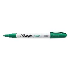 Sharpie 35537 Oil Based Paint Marker, Green, Fine, Fine Bullet