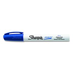 Sharpie 35551 Oil Based Paint Marker, Blue, Medium Bullet