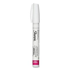 Sharpie 35558 Oil Based Paint Marker, White, Medium Bullet