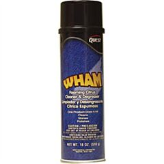 Questvapco 207001 Wham Foaming Citrus Cleaner & Degreaser, Case Of 12 - 18 Oz Aerosol Cans