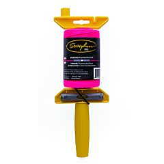 Stringliner 24462 Pro Level Wiz Reloadable Line Mason'S Reel, 500 Ft, Braided, Fluorescent Pink