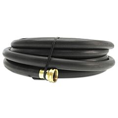 Continental 20243770 Heavy Duty Cold/Hot Water Premium Rubber Hose, 3/4 In Dia X 50 Ft, Black