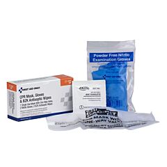 First Aid Only 21-008 Cpr Mask, 2 Gloves, 2 Wipes