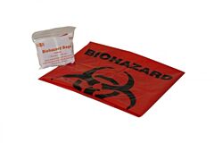First Aid Only 21-022B1 Biohazard Bag With Tie, 1/Bag