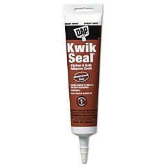 Dap 18001 Kwik Seal Kitchen & Bath Adhesive Sealant, 5-1/2 Oz Tube, White
