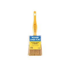 Wooster 12330014 Amber Fong Paint Brushes, 1-1/2 In W, China Bristle, Plastic Handle